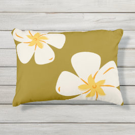 Almofada Para Ambientes Externos Travesseiro de Destaque da Orquídea Castanho e Bra