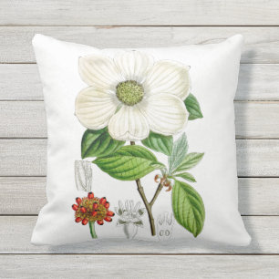 Almofada Para Ambientes Externos Travesseiro decorativo exterior 16x16 da flor do