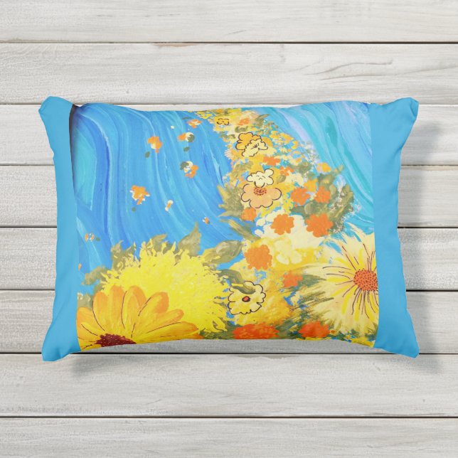 Almofada Para Ambientes Externos Travesseiro exterior para iluminar seu pátio (Frente)