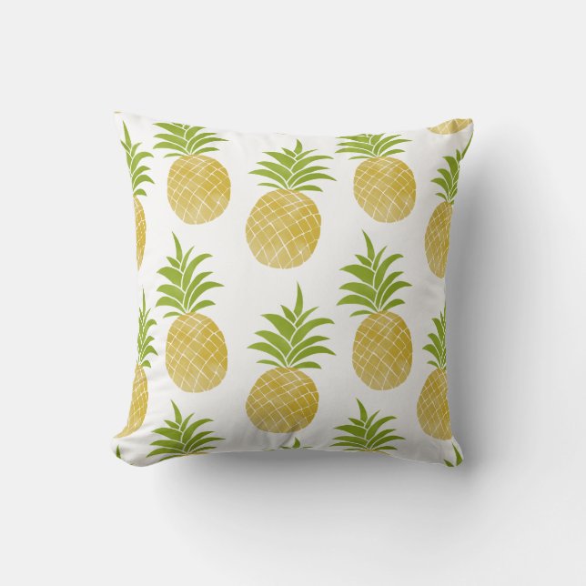 Almofada Para Ambientes Externos Travesseiro Posh Pineapple (Frente)