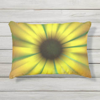Almofada Para Ambientes Externos Travesseiro Trippy Sunflower 12 X16