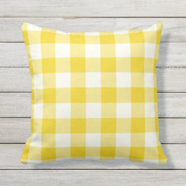 Almofada Para Ambientes Externos Travesseiros de limão amarelo ao ar livre - Padrão