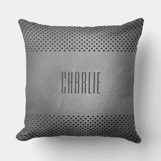 Almofada Para Ambientes Externos Travesseiros decorativos de monograma personalizad (Frente)