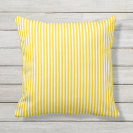 Almofada Para Ambientes Externos Travesseiros do exterior amarelo sunshine - Oxford