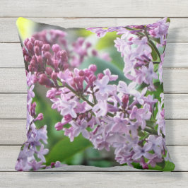 Almofada Para Ambientes Externos Travesseiros exteriores do verão do lilac bonito