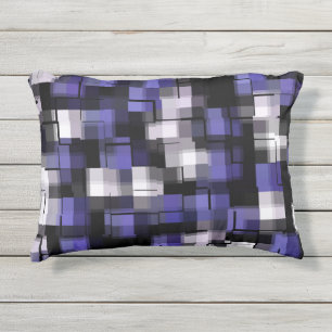 Almofada Para Ambientes Externos Trendência Branca Azul Roxo Preto
