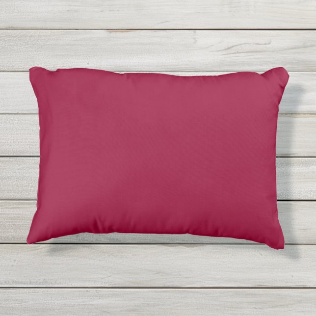 Almofada Para Ambientes Externos Vermelho pohutukawa sólido (Verso)