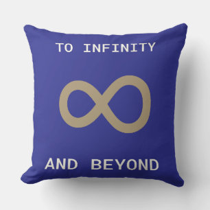 Almofada Para o Infinito e Além Disso, o Professor de Matem