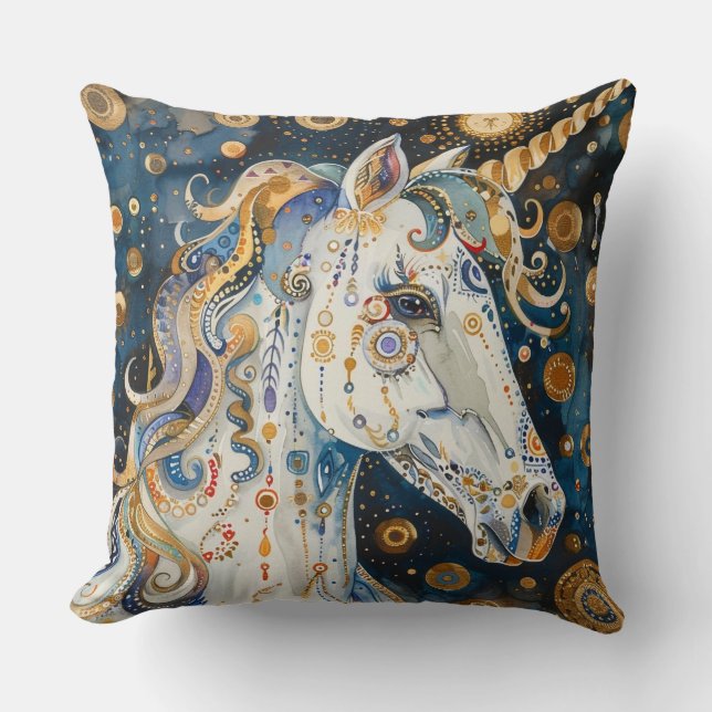 Almofada Para o Travesseiro decorativo do Unicórnio (Frente)