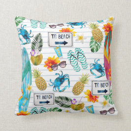 Almofada Para o Verão do padrão da praia