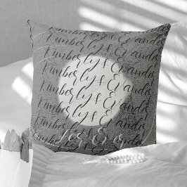 Almofada Para Todo Casal Padrão Moderno e Elegante Monocrom