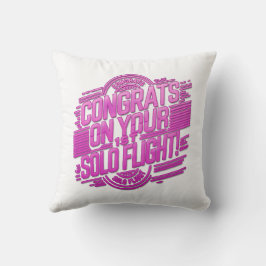 Almofada Parabéns pelo seu voo Solo de 1rua