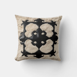 Almofada Paraíso Persa: Cushions de Kilim Preto e Branco