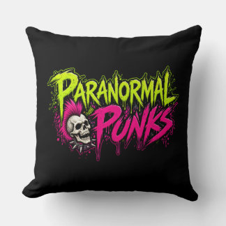 Almofada Paranormal Punks - Preto