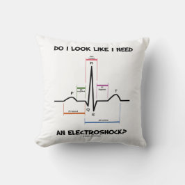 Almofada Pareço Precisar de um Eletrochoque? EKG ECG