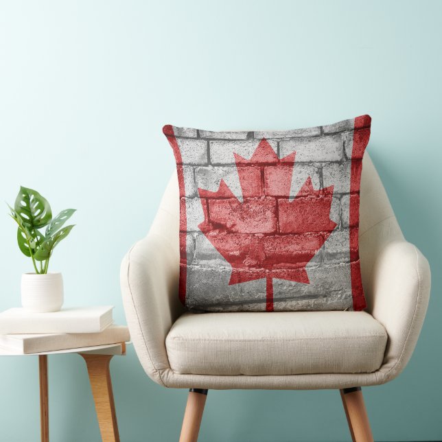 Almofada Parede de bandeira do Canadá (Cadeira)
