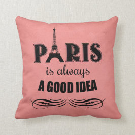 Almofada Paris é sempre uma boa ideia