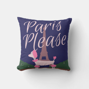 Almofada Paris por favor Poodle
