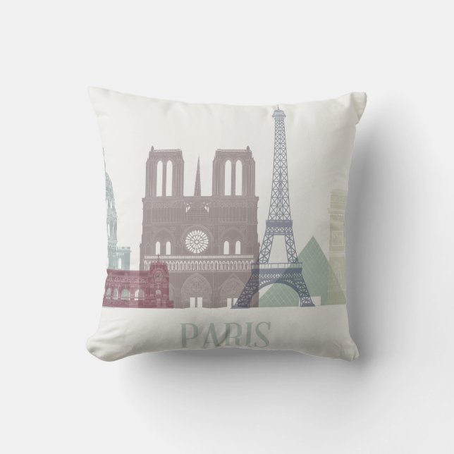 Almofada Paris Skyline (Frente)