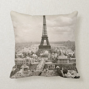 Almofada Paris: Torre Eiffel, 1900