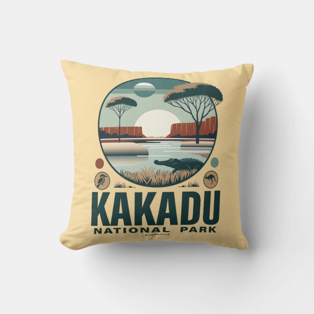 Almofada Parque Nacional de Kakadu, Austrália (Frente)