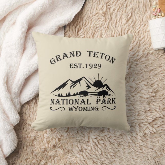 Almofada Parque Nacional Grand Teton Wyoming (Cobertor)