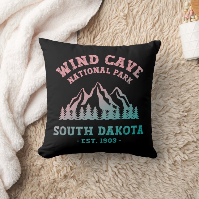 Almofada Parque Nacional Wind Cave South Dakota (Cobertor)