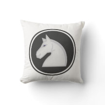 Parte de xadrez do cavalo do cavaleiro branco