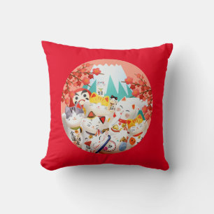 Almofada Partido Manekineko Hanami