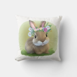 Almofada Páscoa bonita Bunnypara um humor positivo