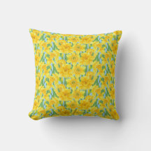 Páscoa Daffodils Cushion