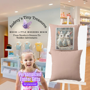 Almofada Páscoa personalizada Travesseiro bebê