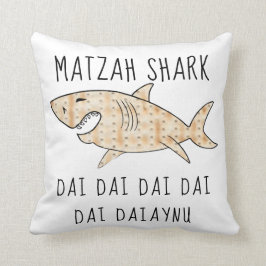 Almofada Passagem 16 x 16 Daiaynu Matzah Shark