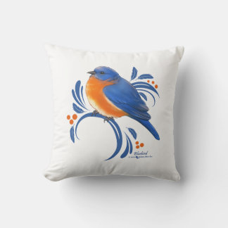 Almofada Pássaro azul