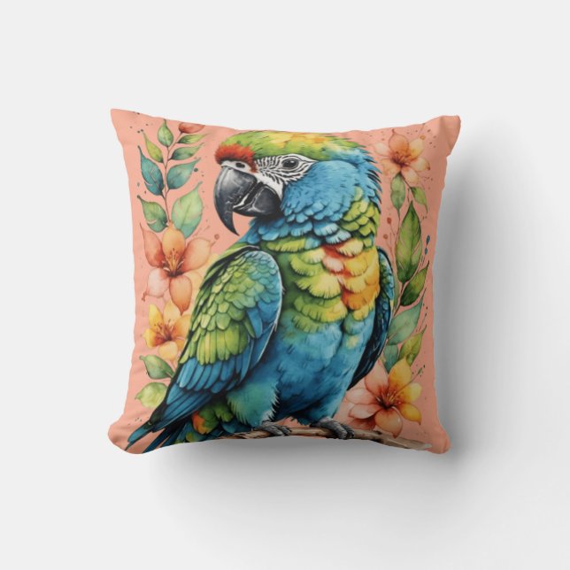 Almofada Pássaro de sopro bonito (Frente)