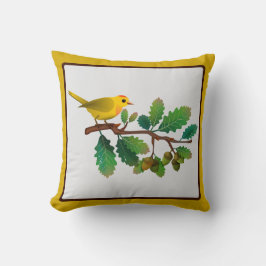 Almofada Pássaro em um Travesseiro decorativo inspirado na
