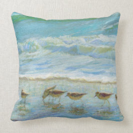 Almofada Pássaros da praia, Um Dia