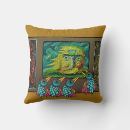 Almofada Pássaros Na Galeria