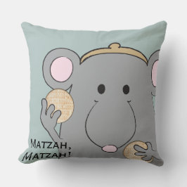 Almofada Passover 20/20" Travesseiro "Matzah, Matzah!"