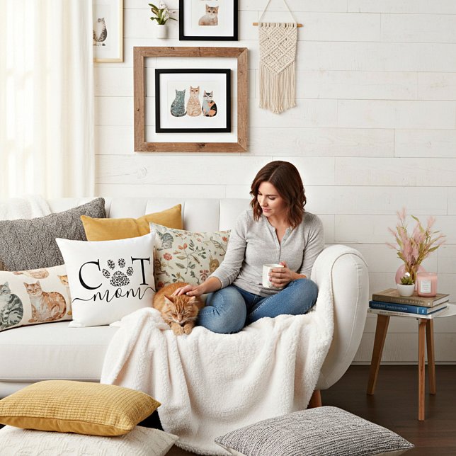 Almofada Pasta Cat Mãe (Criador carregado)