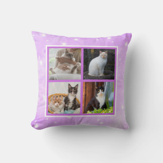 Almofada Pastéis com estrelas Pets Foto