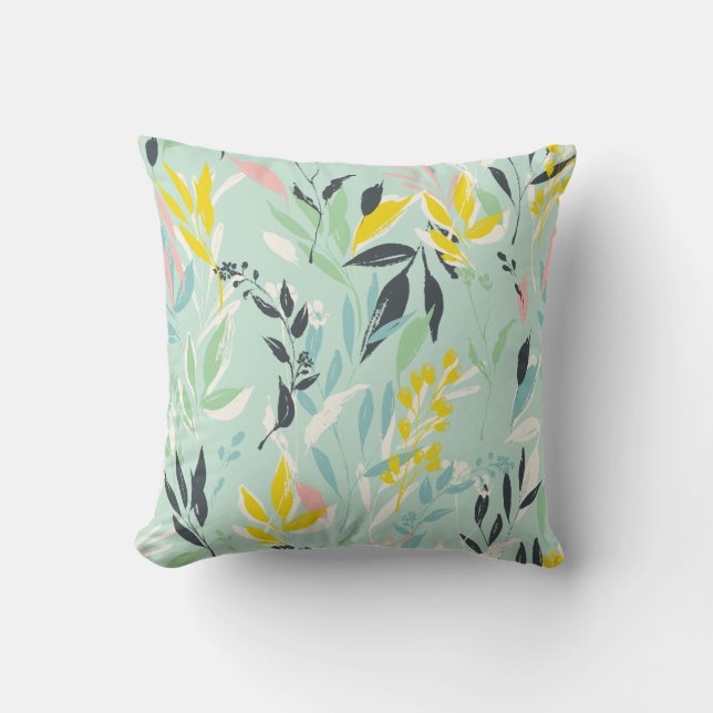 Almofada Pastel Bohemian Foliage (Frente)