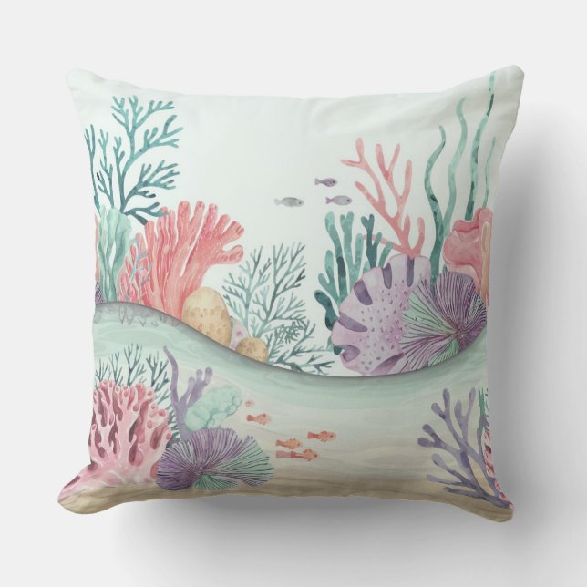 Almofada Pastel Coral Reef (Frente)