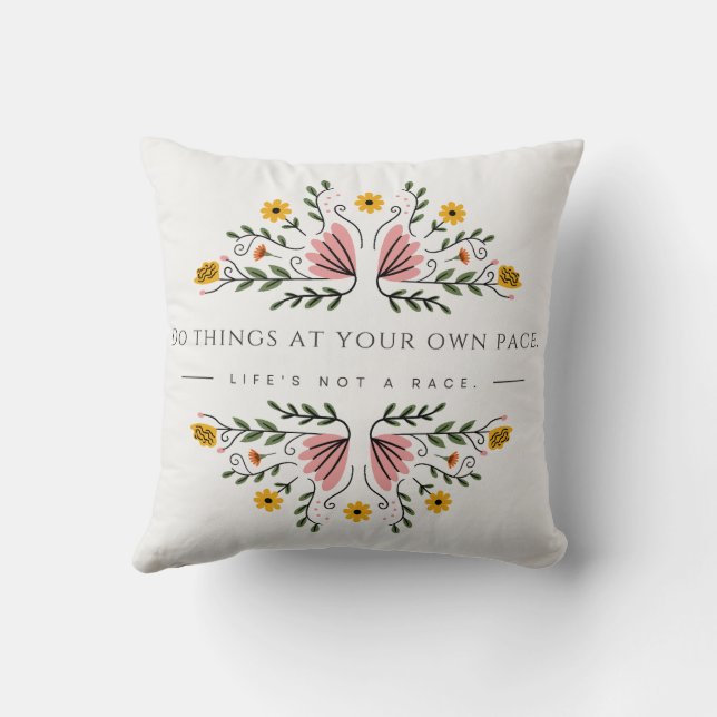 Almofada Pastel Feminine Flower (Verso)