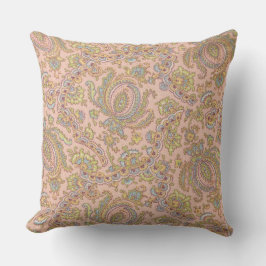 Almofada Pastel Floral no Travesseiro decorativo rosa