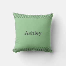 Almofada Pastel Green Poodle Personalized Matching