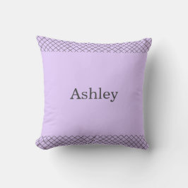 Almofada Pastel Lavender Poodle Personalized Matching