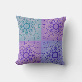 Almofada Pastel Mandala-Inspired Geometric Seamless Pattern