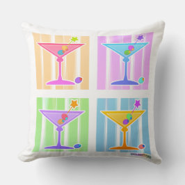 ALMOFADA PASTEL POP ART MARTINIS