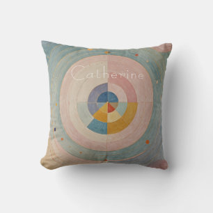 Almofada Pastel Prism: Rodas de Cores Arco-íris